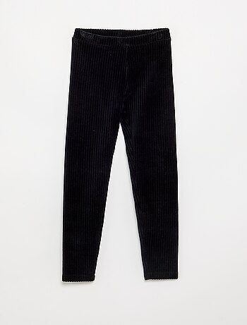 Set di 2 leggings in velluto a costine