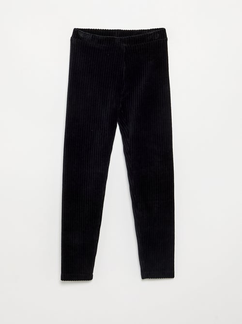 Set di 2 leggings in velluto a costine - Kiabi Set di 2 leggings in velluto a costine - Kiabi