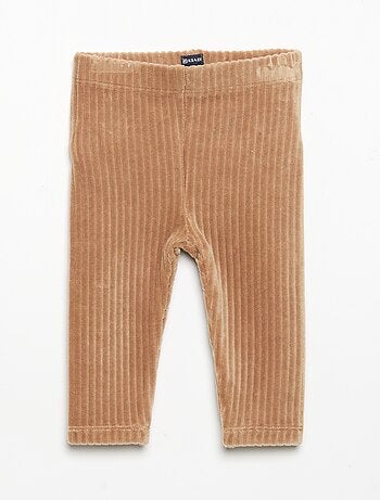 Set di 2 leggings in velluto a costine