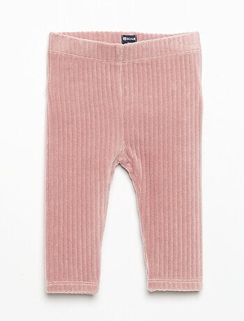 Set di 2 leggings in velluto a costine