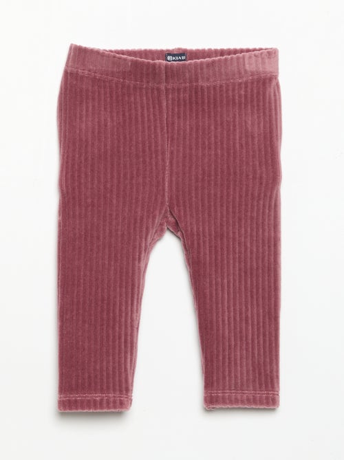 Set di 2 leggings in velluto a costine - Kiabi