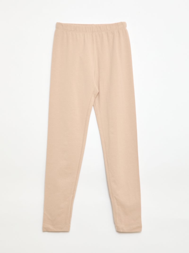Set di 2 Leggings Lunghi Beige - Kiabi