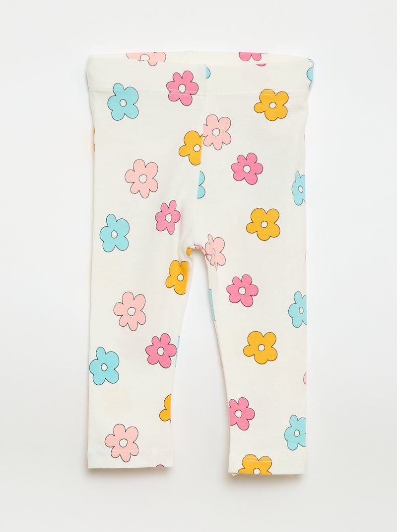 Set di 2 leggings lunghi Bianco - Kiabi