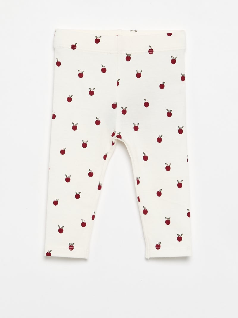 Set di 2 leggings lunghi Bianco - Kiabi