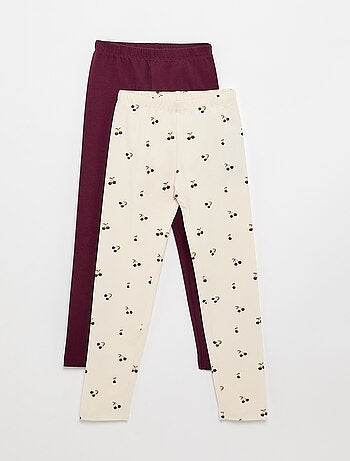 Set di 2 leggings lunghi