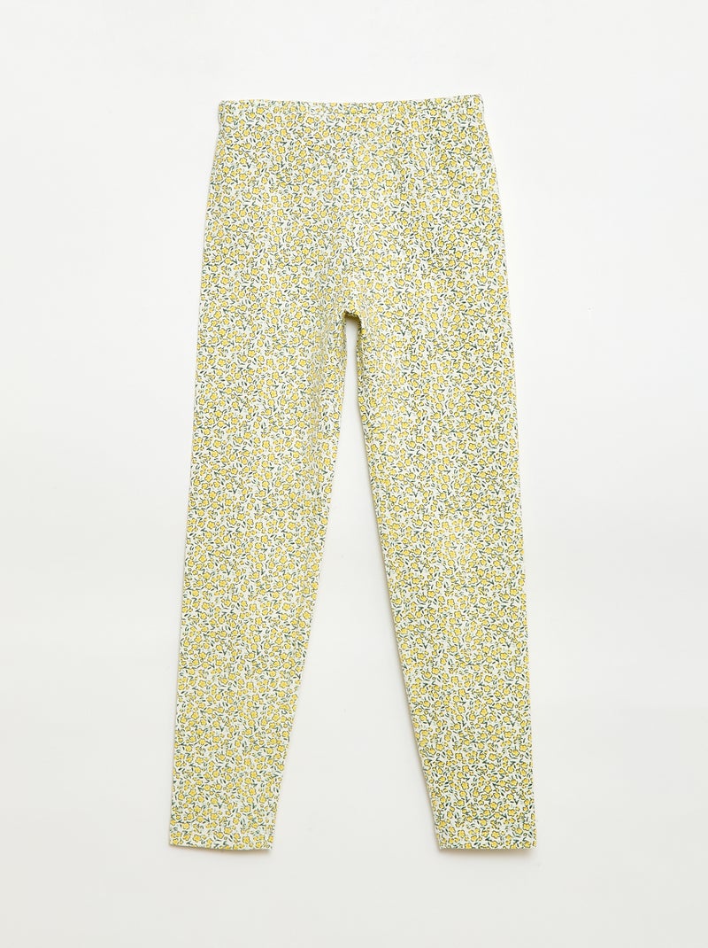 Set di 2 Leggings Lunghi Giallo - Kiabi