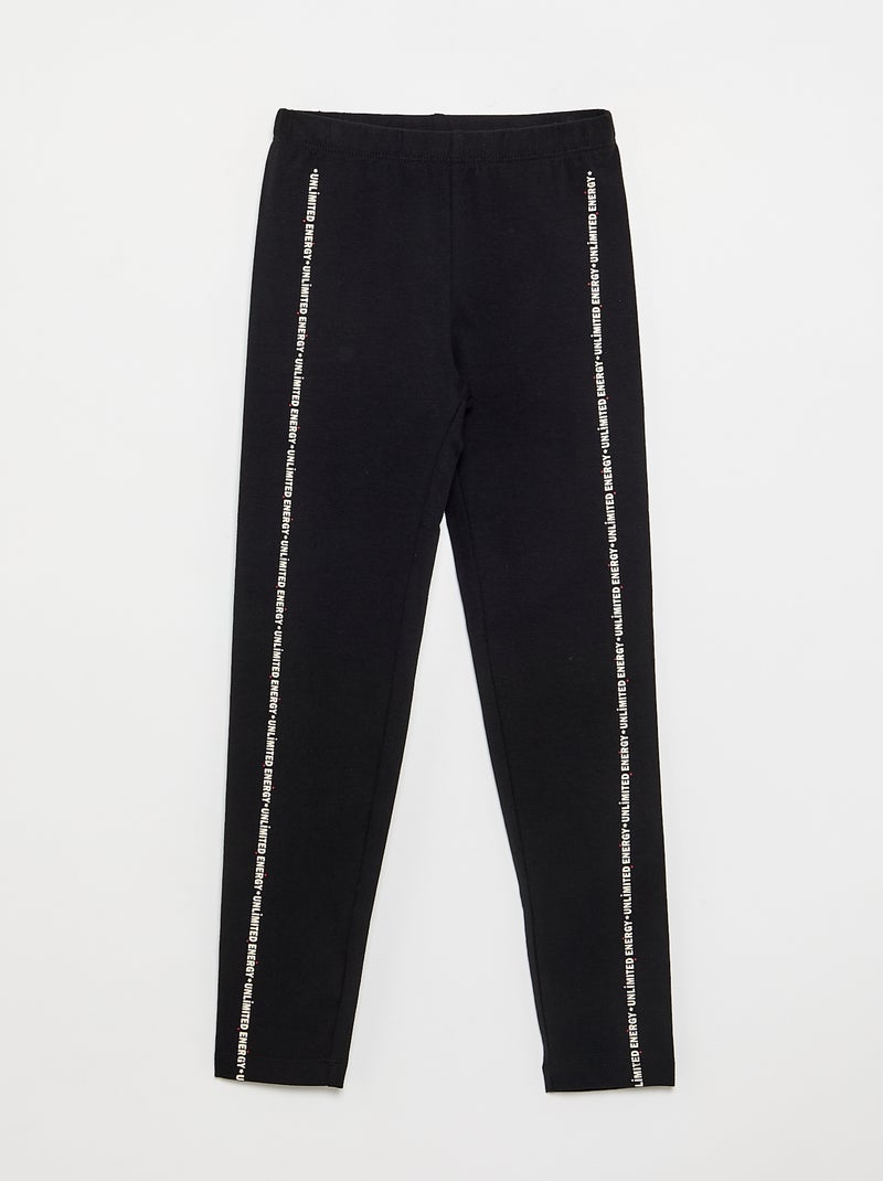 Set di 2 leggings lunghi Nero - Kiabi