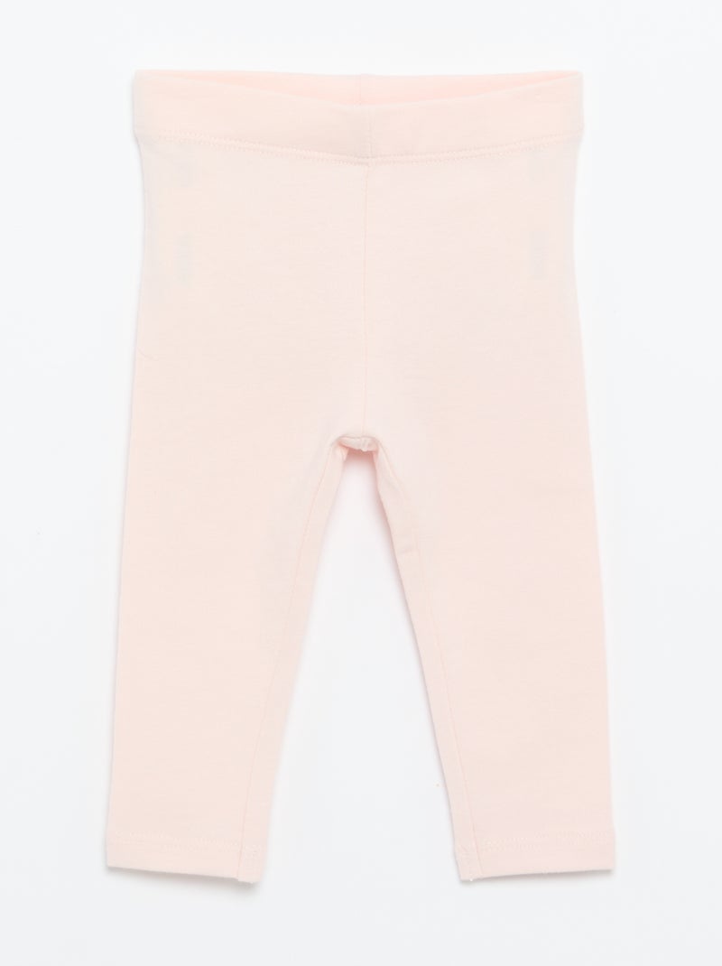 Set di 2 leggings lunghi Rosa - Kiabi