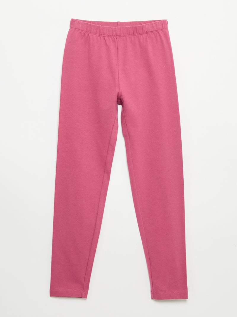 Set di 2 leggings lunghi Rosa - Kiabi