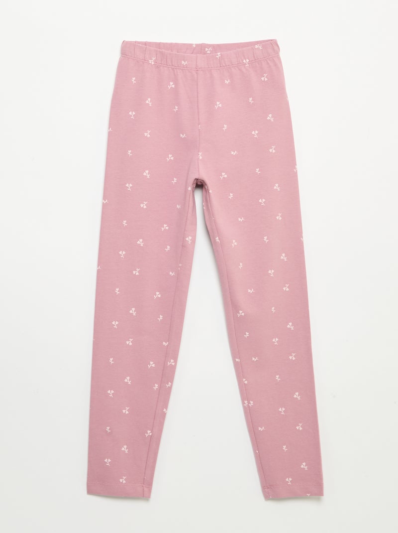Set di 2 leggings lunghi Rosa - Kiabi