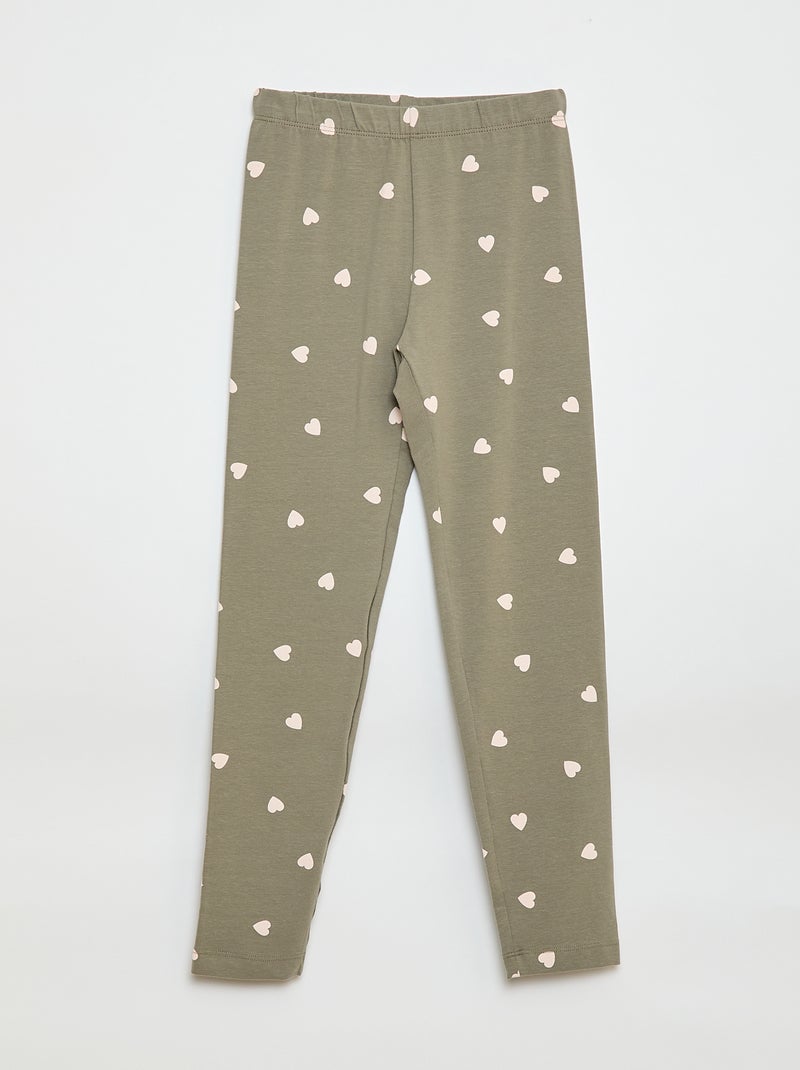 Set di 2 Leggings Lunghi Verde - Kiabi