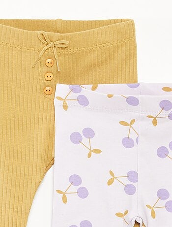 Set di 2 leggings lunghi