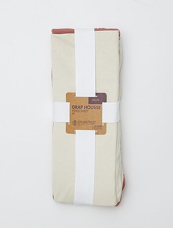 Set di 2 lenzuola con angoli - 60 x 120 cm