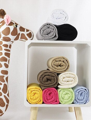 Set di 2 lenzuola con angoli in cotone elasticizzato per neonati KIDOR