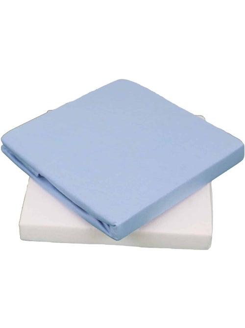 Set di 2 lenzuola con angoli in cotone elasticizzato per neonati KIDOR - Kiabi Set di 2 lenzuola con angoli in cotone elasticizzato per neonati KIDOR - Kiabi