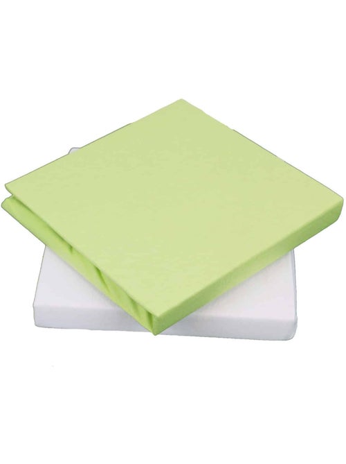 Set di 2 lenzuola con angoli in cotone elasticizzato per neonati KIDOR - Kiabi Set di 2 lenzuola con angoli in cotone elasticizzato per neonati KIDOR - Kiabi