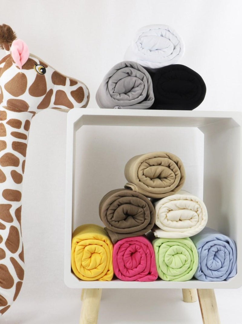 Set di 2 lenzuola con angoli in cotone elasticizzato per neonati KIDOR Verde - Kiabi