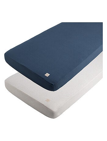 Set di 2 lenzuola con angoli in cotone per - SAUTHON