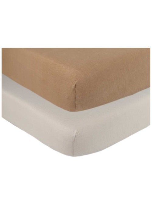 Set di 2 lenzuola con angoli per lettino - Kiabi