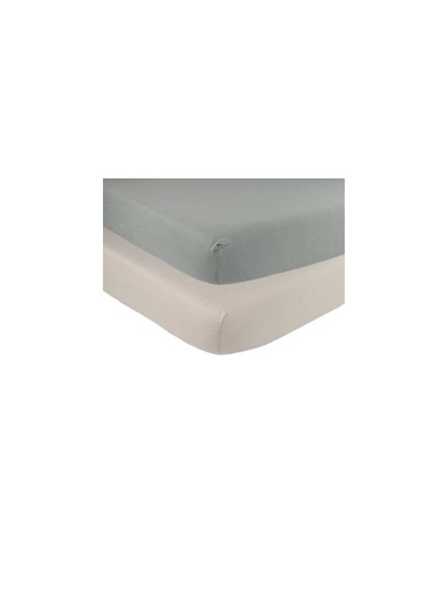 Set di 2 lenzuola con angoli per lettino - Kiabi