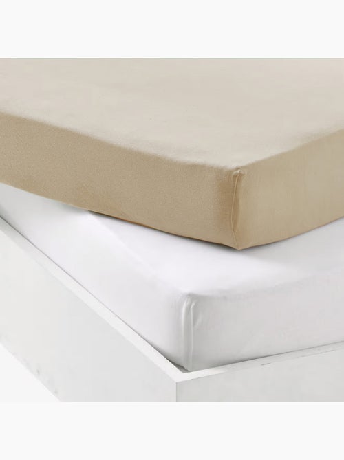 Set di 2 lenzuola per culla in cotone elasticizzato - Kiabi