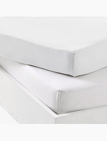 Set di 2 lenzuola per culla in cotone elasticizzato