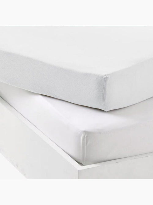 Set di 2 lenzuola per culla in cotone elasticizzato - Kiabi