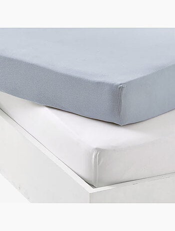 Set di 2 lenzuola per culla in cotone elasticizzato