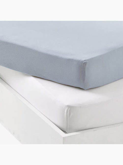 Set di 2 lenzuola per culla in cotone elasticizzato - Kiabi