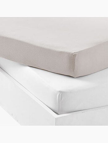 Set di 2 lenzuola per culla in cotone elasticizzato