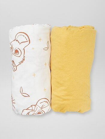 Set di 2 lenzuoli con angoli 'Disney'