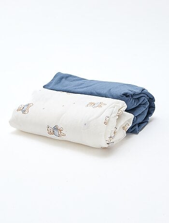 Set di 2 lenzuoli con angoli in cotone