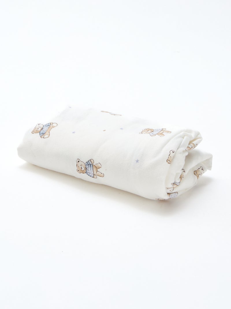 Set di 2 lenzuoli con angoli in cotone Beige - Kiabi