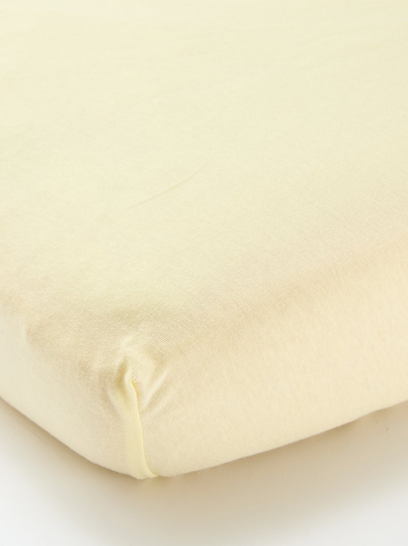 Set di 2 lenzuoli con angoli in cotone Bianco - Kiabi