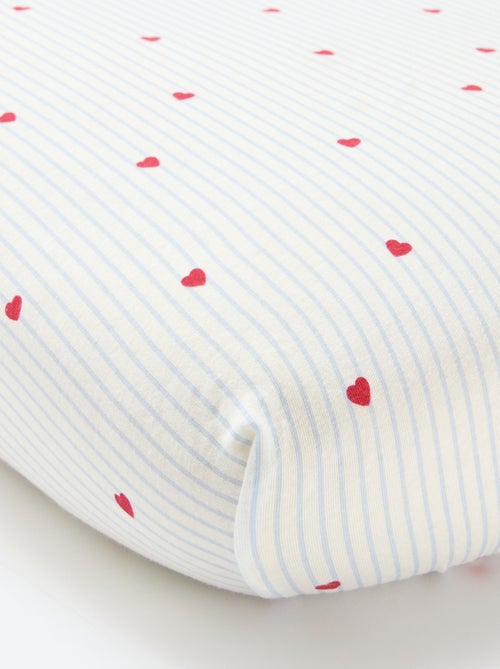 Set di 2 lenzuoli con angoli in cotone - Kiabi