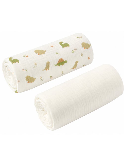 Set di 2 lenzuolini per navicella in mussola di cotone | sevira kids - Kiabi