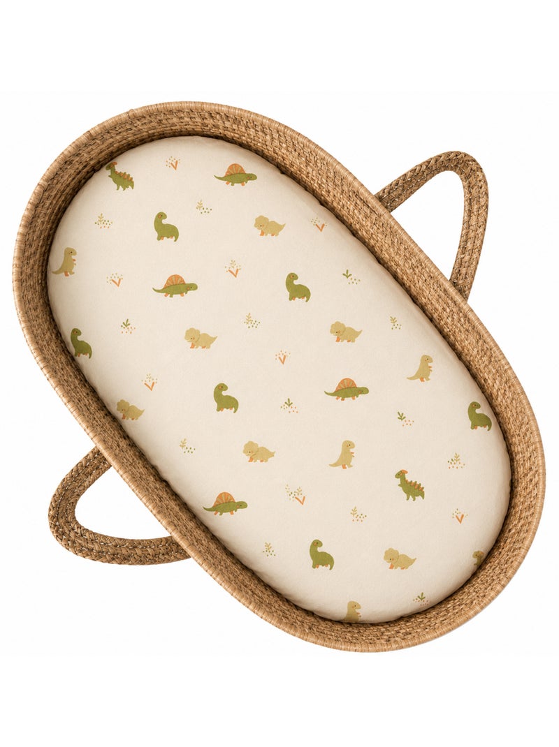 Set di 2 lenzuolini per navicella in mussola di cotone | SEVIRA KIDS Ecru - Kiabi
