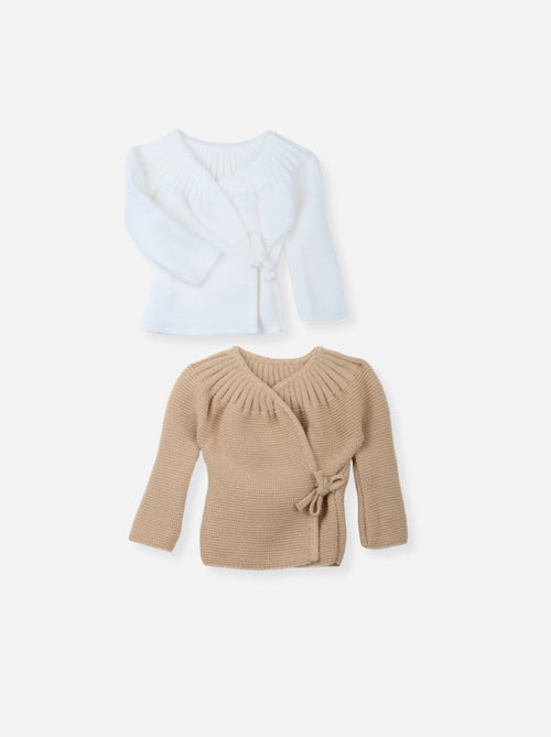Set di 2 Maglioncini con Laccetti - Kiabi