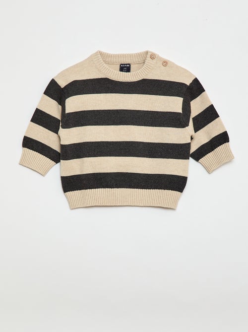 Set di 2 maglioni in maglia compatta - Kiabi