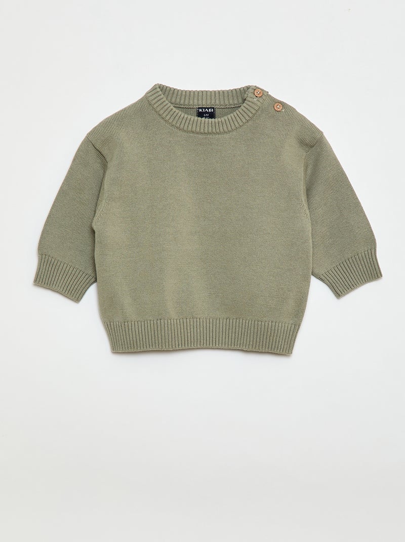 Set di 2 maglioni in maglia compatta Grigio - Kiabi