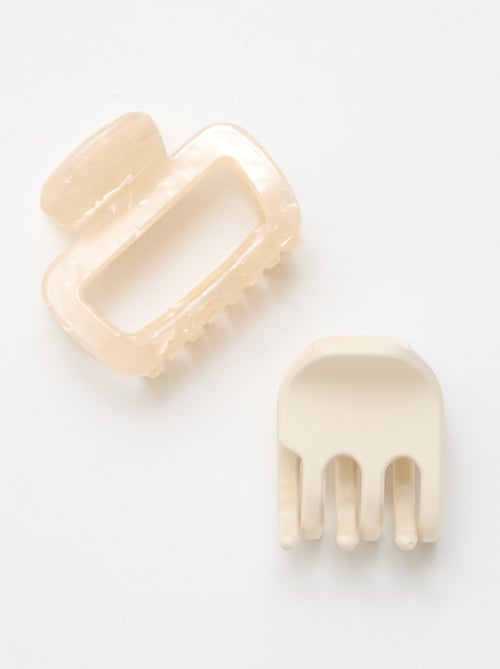 Set di 2 mollette a granchio fantasia - Kiabi