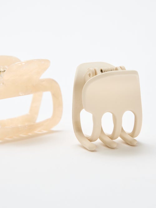 Set di 2 mollette a granchio fantasia - Kiabi