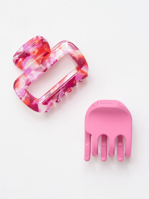 Set di 2 mollette a granchio fantasia - Kiabi