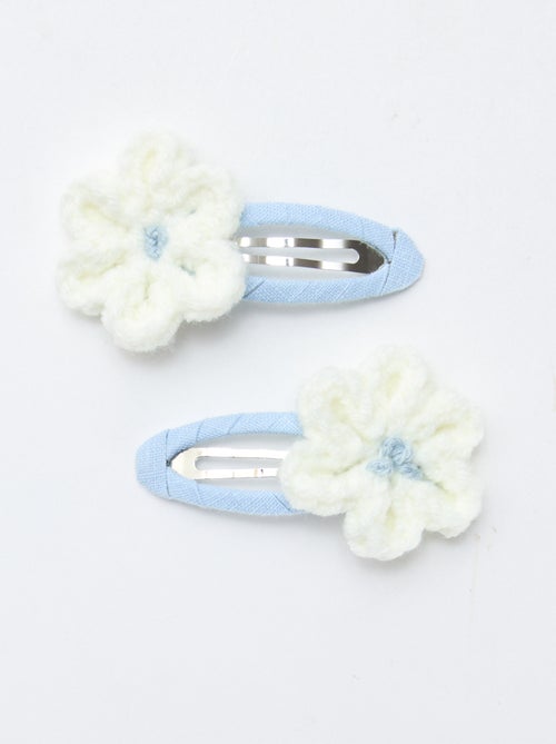 Set di 2 mollette clic clac in macramè - Kiabi