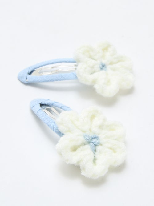 Set di 2 mollette clic clac in macramè - Kiabi