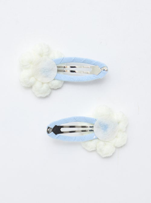 Set di 2 mollette clic clac in macramè - Kiabi