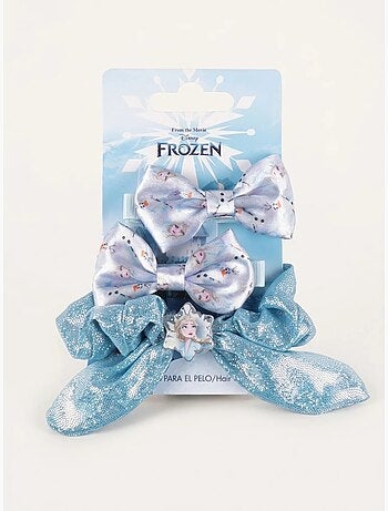 Set di 2 mollette per capelli con elastico Frozen Disney