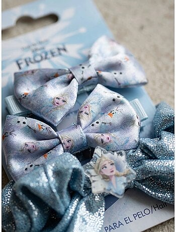 Set di 2 mollette per capelli con elastico Frozen Disney
