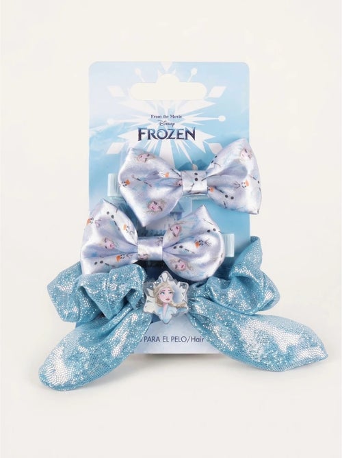 Set di 2 mollette per capelli con elastico Frozen Disney - Kiabi