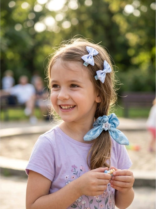 Set di 2 mollette per capelli con elastico Frozen Disney - Kiabi